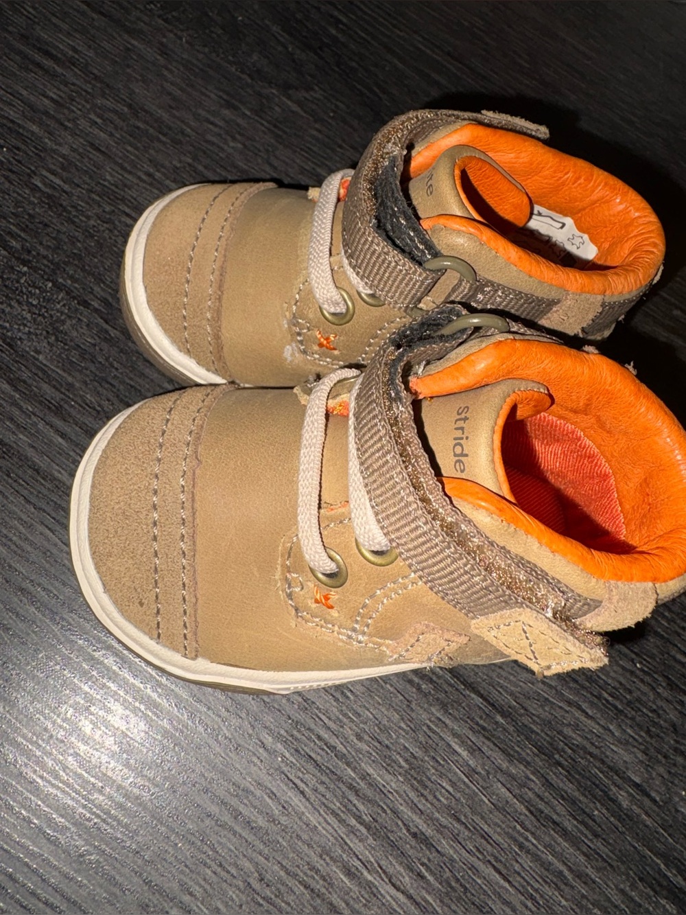 Stride Rite SRT Garett Brown Boots Size 1m infant boys